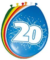 Ballonnnen &apos;20&apos; (8 st) - thumbnail