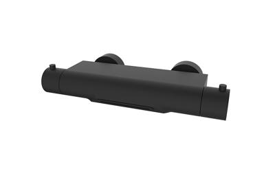 Mueller Meta thermostatische waterval badkraan zwart