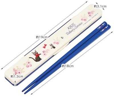 Kiki delivery's service Chopsticks with Box Jiji Flower garland 18 cm - thumbnail
