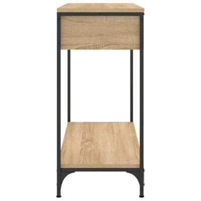 Wandtafel 75x34,5x75 cm bewerkt hout sonoma eikenkleurig