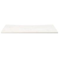 Bureaublad 100x60x2,5 cm massief grenenhout wit - thumbnail