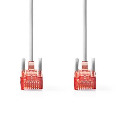 Nedis CAT6 Netwerkkabel | RJ45 Male | RJ45 Male | U/UTP | 15.0 m | Rond | PVC | Grijs | Label - CCGL85200GY150