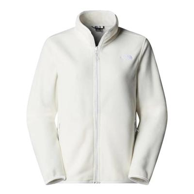 The North Face Glacier Full Zip Fleece Dames White Dune M