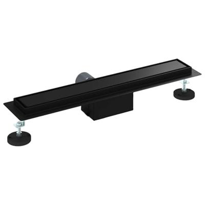 2 in 1 Doucheafvoer Zwart 60 cm Roestvrij staal 304 2 in 1 Doucheafvoer Zwart 60 cm Roestvrij staal 304