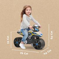 Politiemotorfiets - FALK - Brede wielen en stuur - Gemaakt in Frankrijk - 40% gerecycled plastic - Vanaf 2 jaar - thumbnail