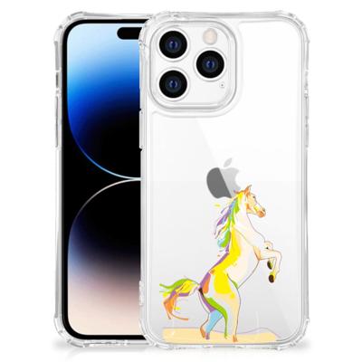 Apple iPhone 14 Pro Max Stevig | Bumper Hoesje | Horse Color Apple iPhone 14 Pro Max Stevig | Bumper Hoesje | Horse Color