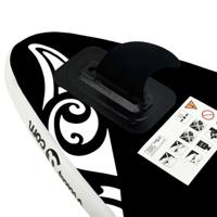 VidaXL Stand up paddleboardset opblaasbaar 320x76x15 cm zwart - thumbnail