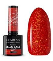 Claresa rainbow jello base coat red 5ml - thumbnail