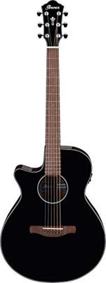 Ibanez AEG50L-BKH Black High Gloss linkshandige elektrisch akoestische westerngitaar - thumbnail