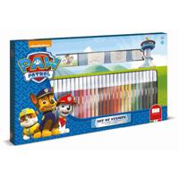 Multiprint Paw patrol kleurset met stempels, 41dlg. - thumbnail