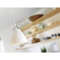 Kleine hanglamp chrome en opaalglas met E14 fitting &apos;Nordlux Read 14&apos; - thumbnail
