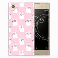 Sony Xperia XA1 Plus TPU Hoesje Sleeping Cats - thumbnail