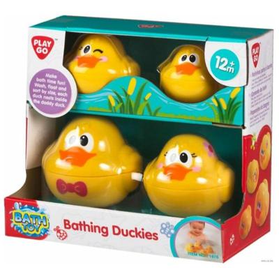 Playgo 4 bad eendjes die ook in elkaar passen