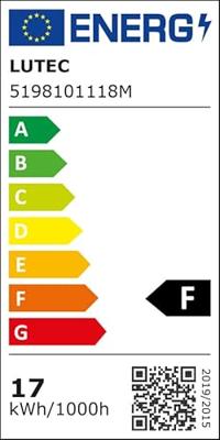 Up en down LED gevelverlichting donkergrijs &apos;Lutec Cyra&apos; 25 cm