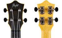 Flight Travel Series TUC Black concert ukelele met gigbag - thumbnail
