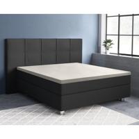 Primaviera Deluxe Topper Satijn Hoeslaken Creme 140 x 200 - thumbnail