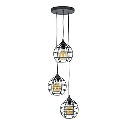 Urban Interiors hanglamp 3-lichts, kleur Vintage Black Urban Interiors hanglamp 3-lichts, kleur Vintage Black