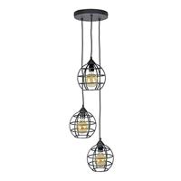 Urban Interiors hanglamp 3-lichts, kleur Vintage Black - thumbnail