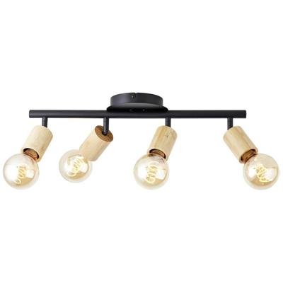 Brilliant Tiffany 99683/76 Plafondspot E27 28 W Zwart (mat), Natuur Brilliant Tiffany 99683/76 Plafondspot E27 28 W Zwart (mat), Natuur