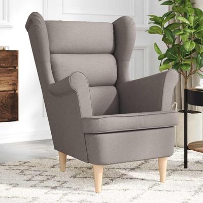 Fauteuil 74x84x100 cm stof taupe