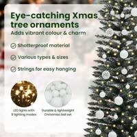 VidaXL Kunstkerstboom met 150 led groen 120 cm pvc en plastic en staal - thumbnail