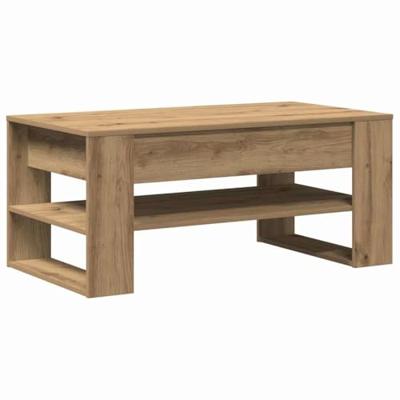 Salontafel artisanaal eikenkleurig 102 x 55 x 45 cm