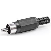 Nedis RCA connector zwart - thumbnail