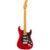 Fender American Ultra II Stratocaster MN Sinister Red elektrische gitaar met koffer - thumbnail