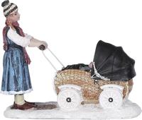 Kerst kersthuisje woman with pram Luville - Luville - thumbnail