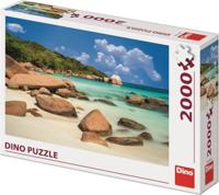 DinoToys Dino puzzel - praslin island seychelles - 2000 stukjes - thumbnail