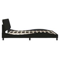 Bedframe zonder matras stof zwart 180x200 cm - thumbnail