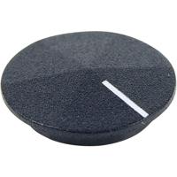 Cliff CL177801 Afdekkap Met wijzer Zwart, Wit Geschikt voor Draaischakelaars K12 1 stuk(s) - thumbnail