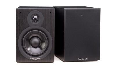 Cambridge Audio SX50 - Paar compacte passieve bedrade boekenplankluidsprekers voor hifi- of home cinema-systeem - Geoptimaliseerd voor vloeiende en gelijkmatige frequentierespons - Matzwart