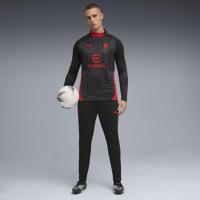 PUMA AC Milan Trainingstrui 1/4-Zip 2025-2026 Zwart Rood - thumbnail