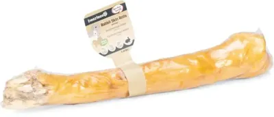 Beeztees hondensnack konijnenhuid rol met haar 35-45cm