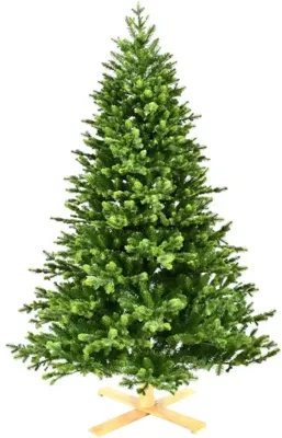 Our Nordic Christmas Lund kunstkerstboom houten voet groen 198cm