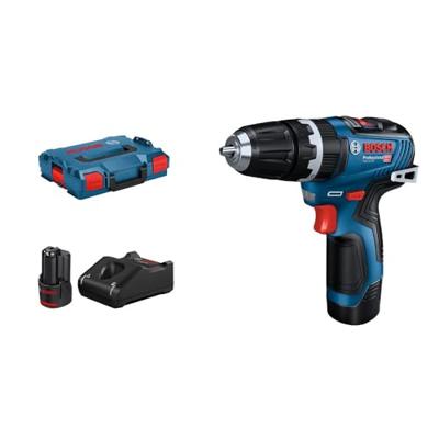 Bosch Blauw GSB 12V-35 accuklopboorschroevendraaier | incl. 2x 3,0 Ah accu | in L-BOXX - 06019J9000