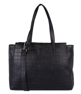 Cowboysbag Laptop Bag Babell 15.6 inch-Croco Black