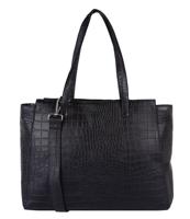 Cowboysbag Laptop Bag Babell 15.6 inch-Croco Black - thumbnail