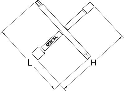 KS Tools 1166000 Kruissleutel