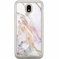 Samsung Galaxy J3 2017 siliconen hoesje - Parelmoer marmer - thumbnail