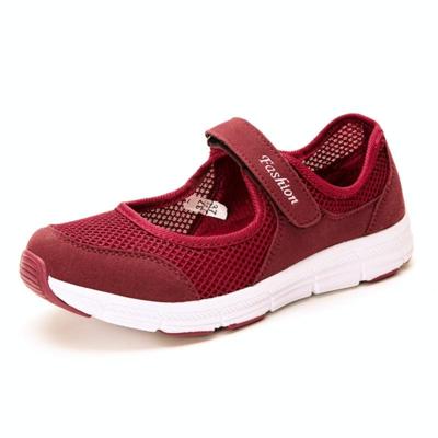 Vrouwen casual mesh platte schoenen zachte Sneakers grootte: 40 (rood) Vrouwen casual mesh platte schoenen zachte Sneakers grootte: 40 (rood)