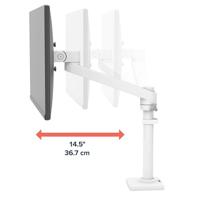 Ergotron NX Tafelbeugel voor monitor Wit (mat) 86,4 cm (34) Roteerbaar, In hoogte verstelbaar, Zwenkbaar, Kantelbaar - thumbnail