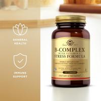 Solgar Vitamine B-complex met Vitamine C Tabletten - thumbnail