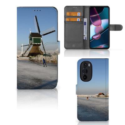 Motorola Edge 30 Pro | Flip Cover | Schaatsers Motorola Edge 30 Pro | Flip Cover | Schaatsers