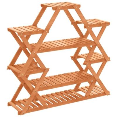 VidaXL Plantenstandaard 110x25x105 cm massief vurenhout VidaXL Plantenstandaard 110x25x105 cm massief vurenhout