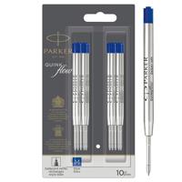 10 Parker QuinkFlow balpenvullingen blauw medium - thumbnail