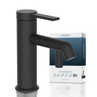 Schutte LOS ANGELES Wastafelkraan | Mat Zwart - 33106 - thumbnail