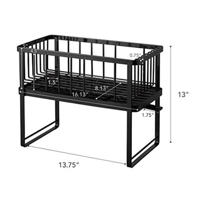 Yamazaki Afdruiprek - 2 niveaus - Tower - Zwart