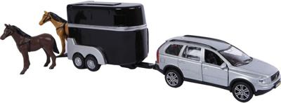 Die Cast pb Volvo XC90 met paardentrailer 3 ass